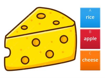 Food and drink vocabulary test
