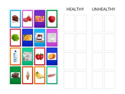 HEALTHY LIVING (FOOD SORTING)