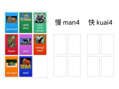 快 fast/quick & 慢 slow