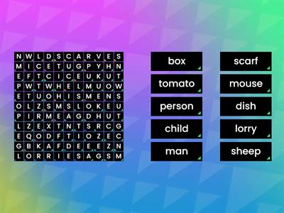 Nouns - Plural forms