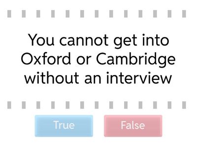 University Interviews