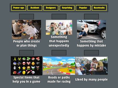 L2 Mario Kart Vocabulary Game