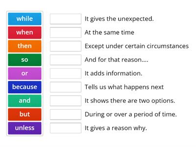 Conjunctions