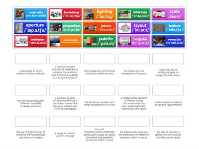 Interior Design Vocabulary