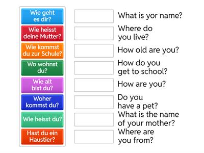 Introduce yourself - Questions