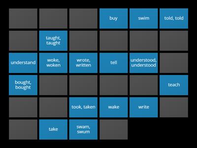 Irregular verbs