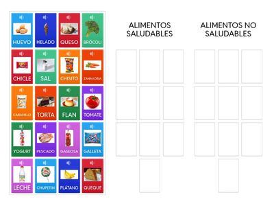 LOS ALIMENTOS SALUDABLES