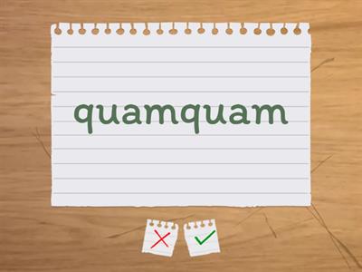 Vocabulary checklist 14