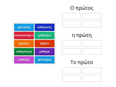 Τακτικά αριθμητικά Μέρος Β'