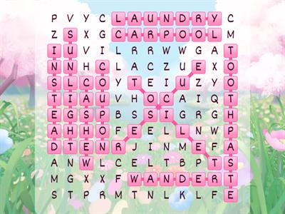 Module 11; Week 1 - Wordsearch