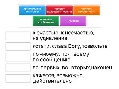 вводные слова 