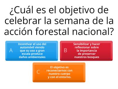 SEMANA DE LA ACCIÓN FORESTAL NACIONAL