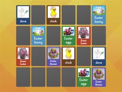 Easter/ Spring memory game