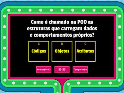 Programação Orientada a Objetos - POO