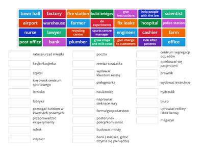 Brainy kl.6 unit 1 jobs, activities and workplaces