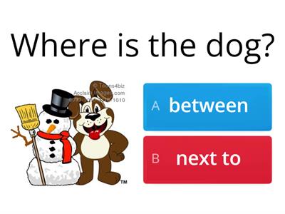  U4 opposite, next to, between