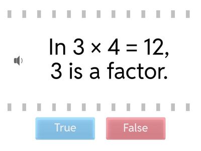 Identifying Parts of A Multiplication Problem 