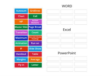 N5 Admin WORD or EXCEL or POWERPOINT