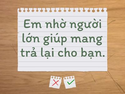 Tình huống 2 – Cách xử lí đúng với hàng xóm