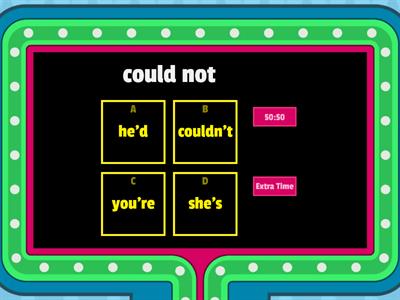 CONTRACTION GAME SHOW