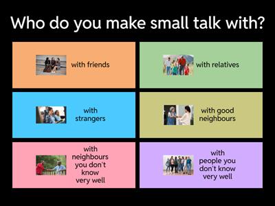 Small Talk Introduction LSS online eve B