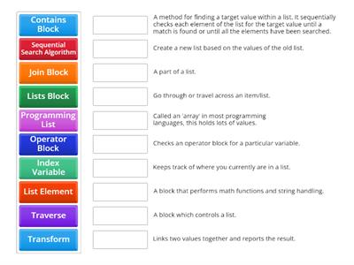 Unit 4: List in SNAP Programming