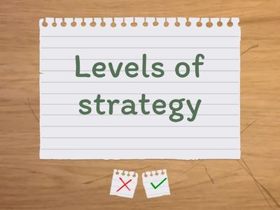 Week 1 Introducing strategy