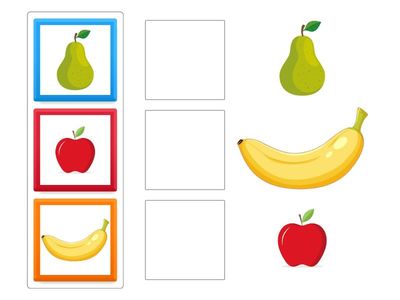 une las frutas iguales