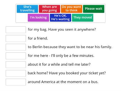 verbs + prepositions speakout pre-inter 7.1