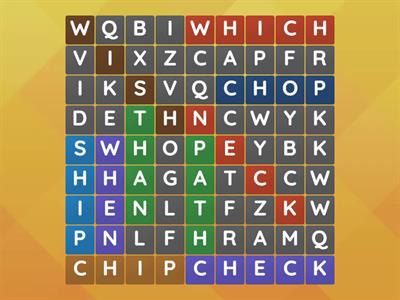 CVC Words with digraphs