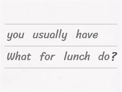 Question words. Present Simple