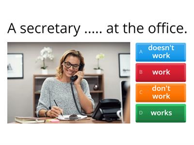 Present Simple Affirmative, Negative and Interrogative