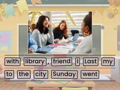 Recount Text Hunt -  Story 1 : Visit the Library