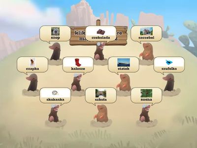 Benek, Kuba, Miłosz II c- głoska sz