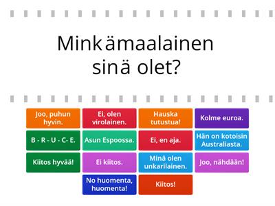 Helpot kysymykset (SM 1, kpl 1-2)