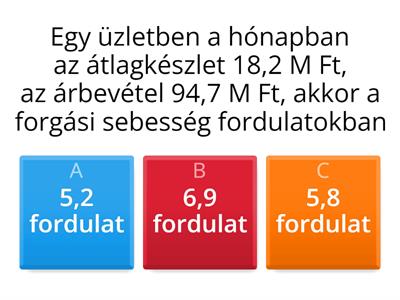 Készletezés számításai - logisztika, raktározás