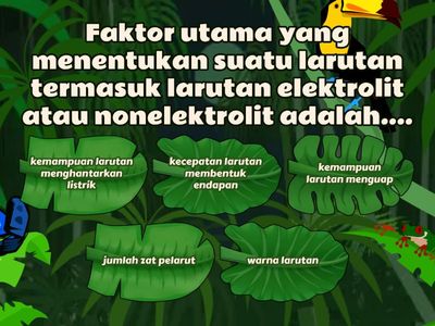 KONSEP DAN SIFAT LARUTAN ELEKTROLIT DAN NONELEKTROLIT