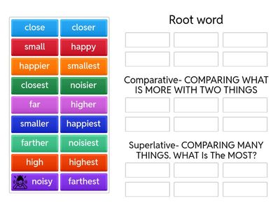 Comparatives ER and Superlatives EST