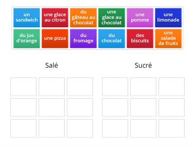Salé ou sucré?