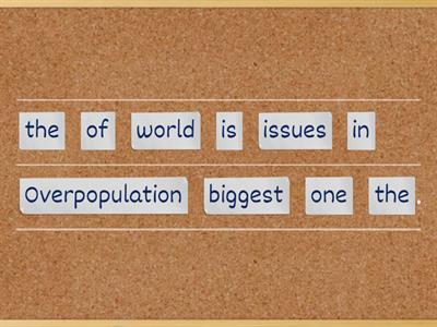 EAP I1-I2 M2 - Skillful 6 (unit 9) - Vocabulary: unjumble sentences