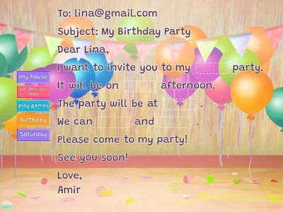 Writing an Email Invitation