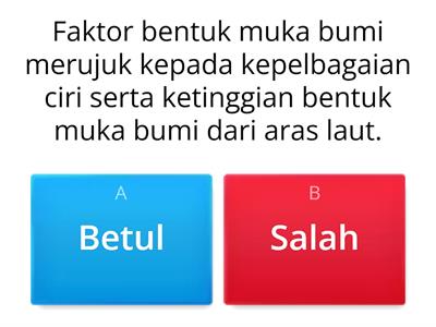 Faktor-faktor persekitaran fizikal yang mempengaruhi kepelbagaian tumbuh-tumbuhan semula jadi dan hidupan liar. 