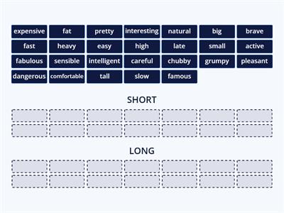 5e Comparative - long or short adjectives ?