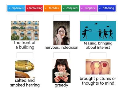 The Landlady Vocabulary Match Up