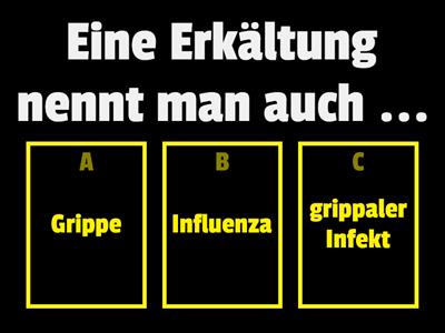 Grippe / Erkältung - alles das Gleiche???