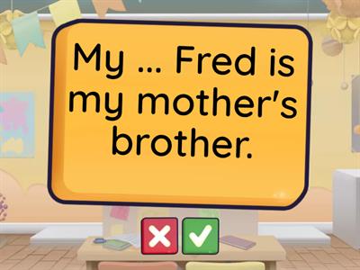 SO Elementary, unit 3. Family vocabulary