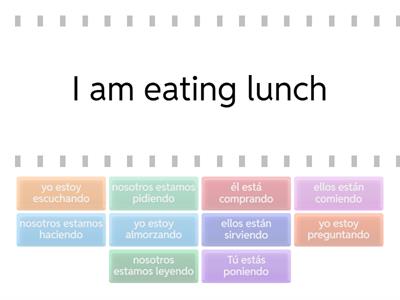 Present progressive tense-Spanish