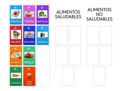 LOS ALIMENTOS SALUDABLES