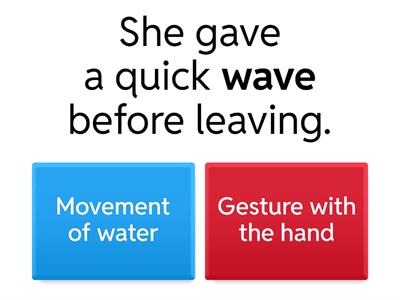 Multiple-Meaning Words