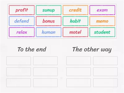 4.3 Syllable Division Rule #1 and "The other way"